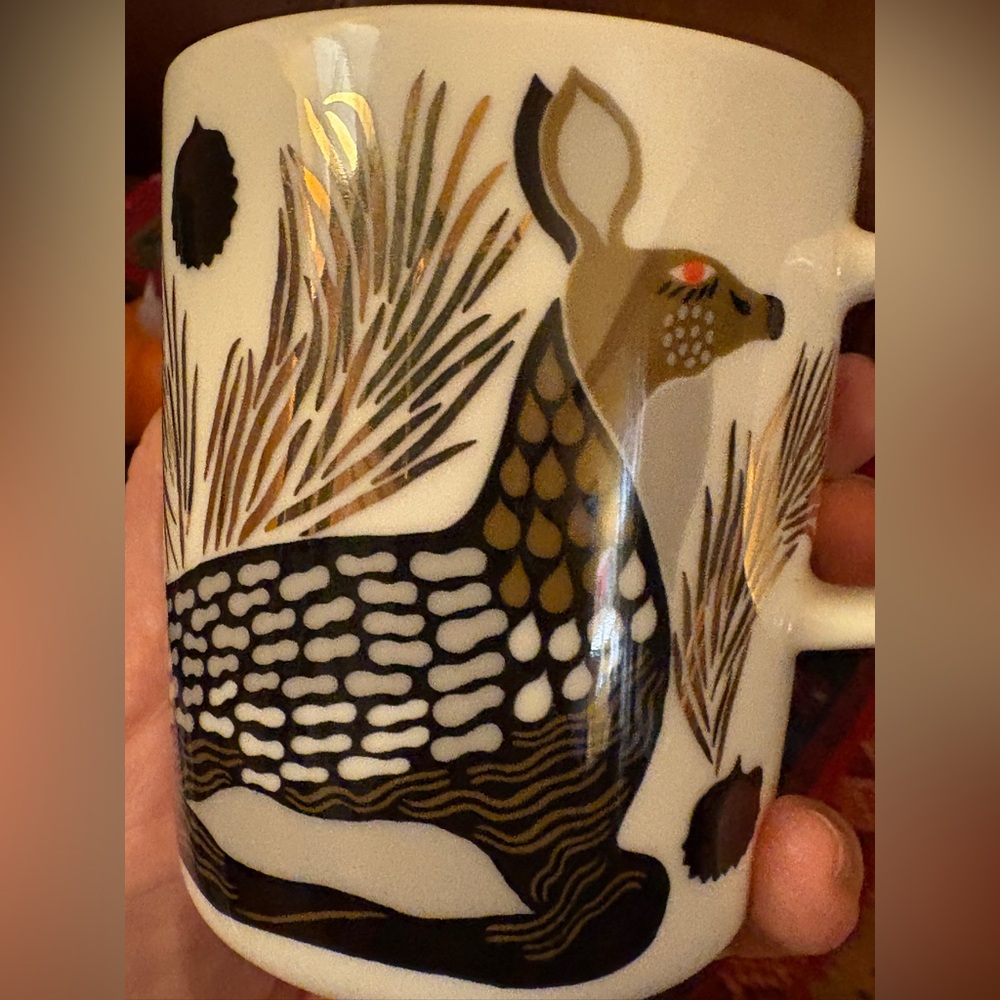 Marimekko Oiva “Peura” coffee mug. Winter 2024. New bought in Finland.